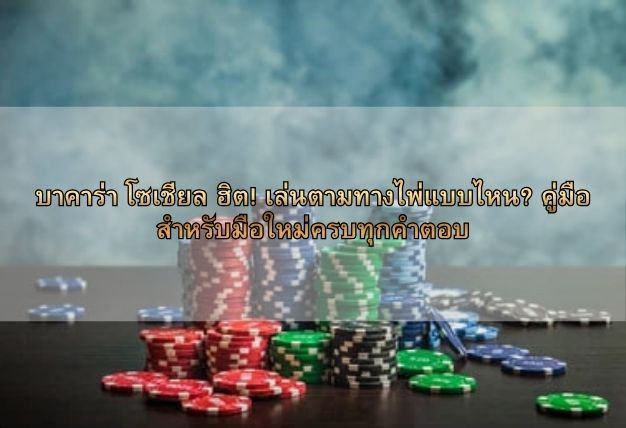 บาคาร่า โซเชียล ฮิต! เล่นตามทางไพ่แบบไหน? คู่มือสำหรับมือใหม่ครบทุกคำตอบ