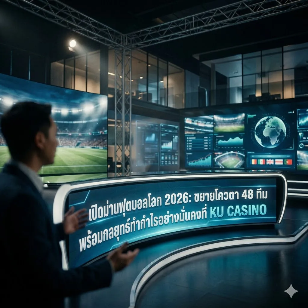 เปิดม่านฟุตบอลโลก 2026: ขยายโควตา 48 ทีม พร้อมกลยุทธ์ทำกำไรอย่างมั่นคงที่ KU CASINO