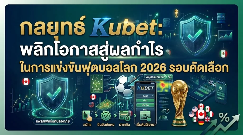 กลยุทธ์ Kubet: พลิกโอกาสสู่ผลกำไรในการแข่งขันฟุตบอลโลก 2026 รอบคัดเลือก