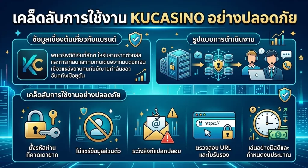 เคล็ดลับการใช้งาน kucasino อย่างปลอดภัย